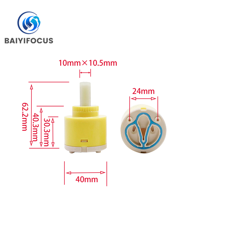 Ceramic Spool 40mm Diameter Reverse Faucet Valve Replacement Shower